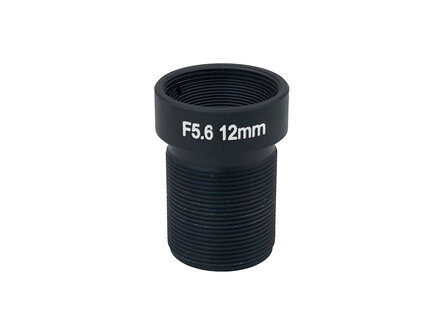 LM12-12MP-12MM-F5.6-1.7-ND1, LENS M12 12MP 12MM F5.6 1/1.7" NON DISTORTION