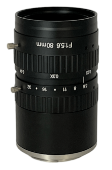Lens F-mount 29MP 80MM F5.6 for machine vision