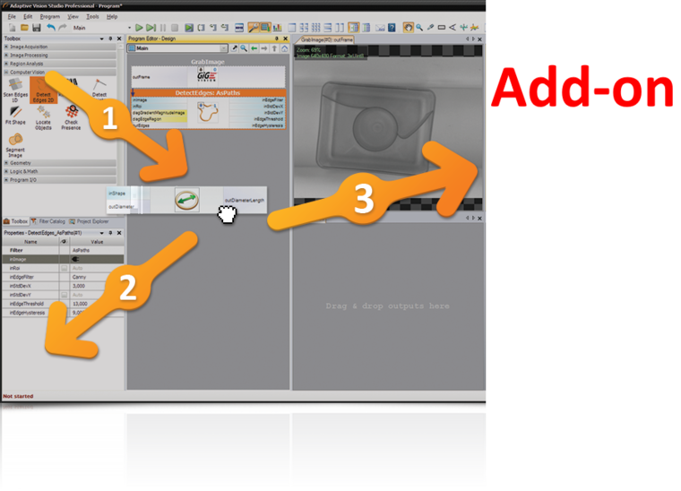 Adaptive Vision Studio 5 Library Add-ON + Code Generator
