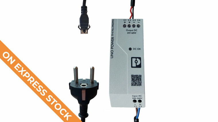 Powersupply-set 24V, 60W/24V, 1.5M power cable, 3M light cable