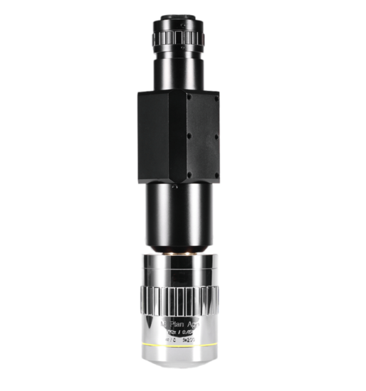 VA6-LCM-MS-10X-WD15-110-NI, Microscope C-mount Lens, magnification 10X, sensorsize 1.1